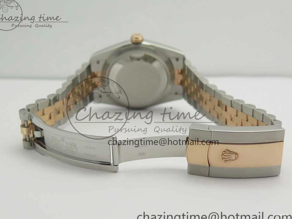 Black 904 36mm Jubilee Wrapped RG Bracelet 116231 GMF SS SS RG DateJust on Dial Diam A2836 Wrapped 0313